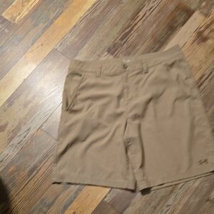 Under Armour Heat Gear Shorts‎ Brown Mens Size 36